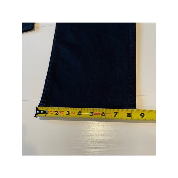 7 For All Mankind Austyn Jeans Straight Leg Dark Wash Mid-Rise Sz 29 Blue - Picture 16 of 16